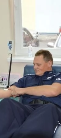 Policjanci podzielili się krwią
