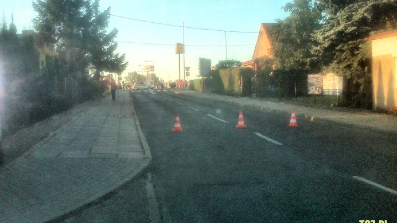 Wypadek na ulicy Żwirki - jedna osoba poszkodowana