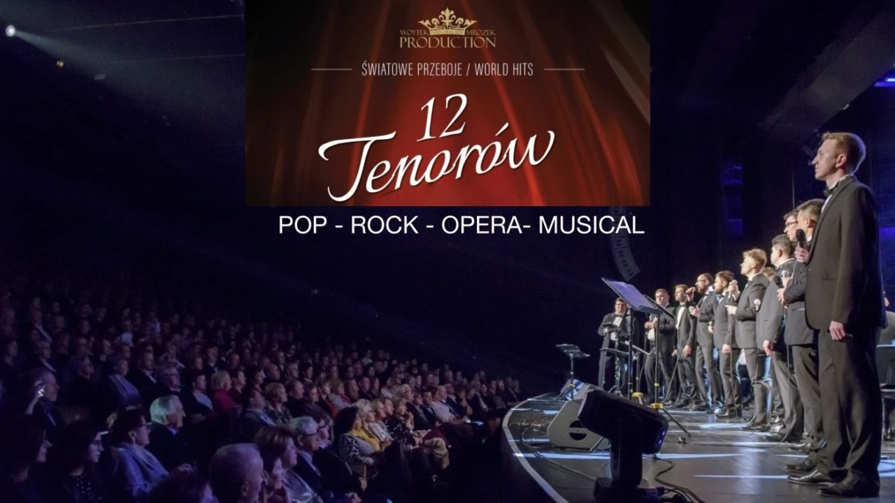 Koncert Sylwestrowy - 12 TENORÓW i Narodowa Orkiestra Filharmonii Tarnopolskiej pod dyrekcją Woytka Mrozka