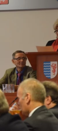 Rymowane pożegnanie przygotowała radna Barbara Matysiak