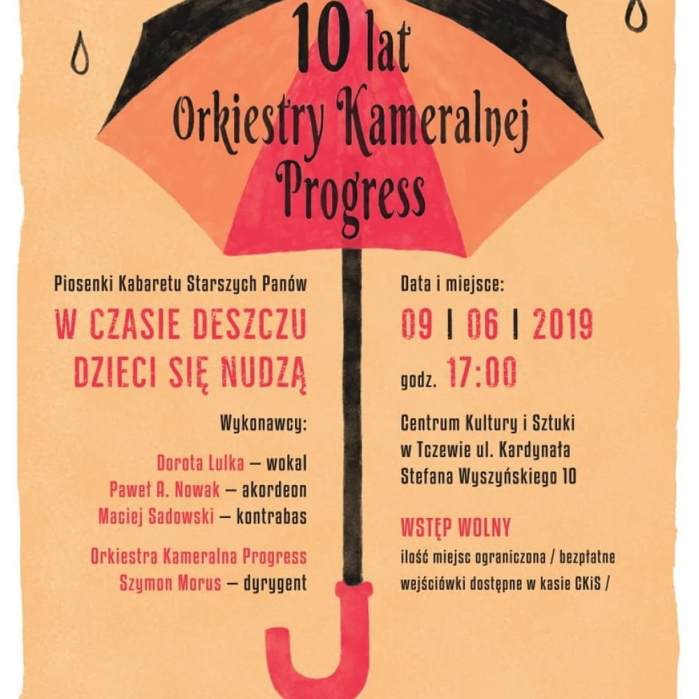 10 lat Orkiestry Kameralnej Progress. "W czasie deszczu dzieci się nudzą"