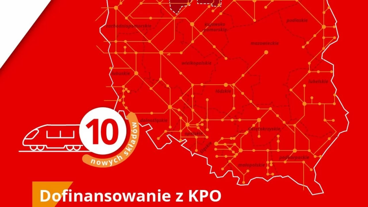 10 nowych składów POLREGIO dla województwa pomorskiego w ramach KPO