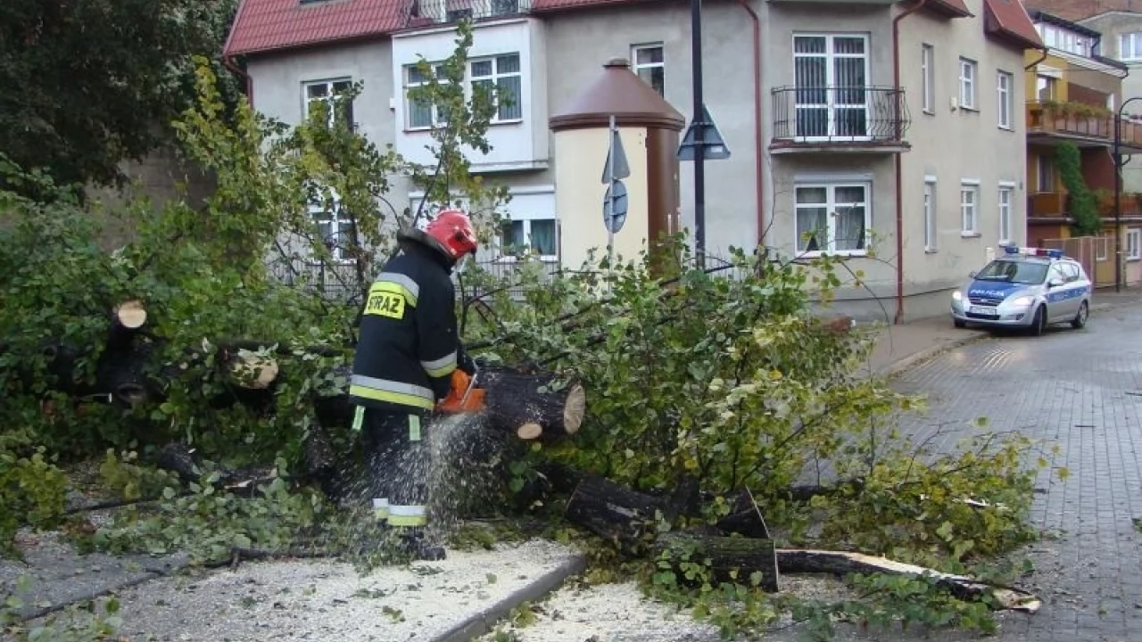 15 interwencji po przejściu burzy