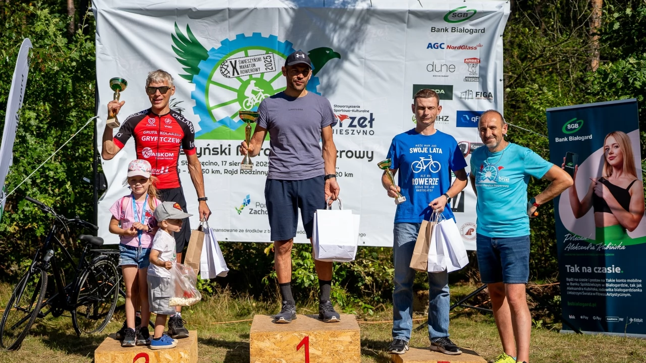 2. miejsce dla Krzyśka Jankowskiego w X Świeszyńskim Maratonie Rowerowym