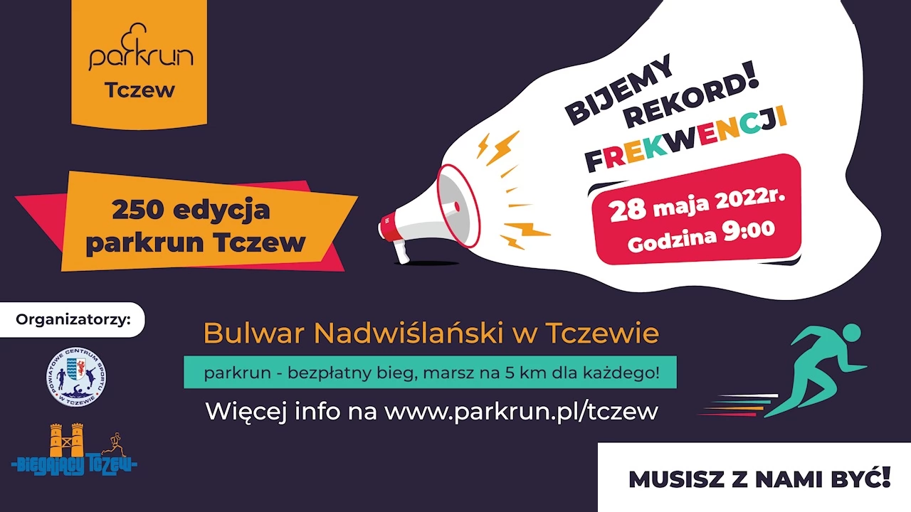 250 parkrun w Tczewie - próba bicia rekordu frekwencji