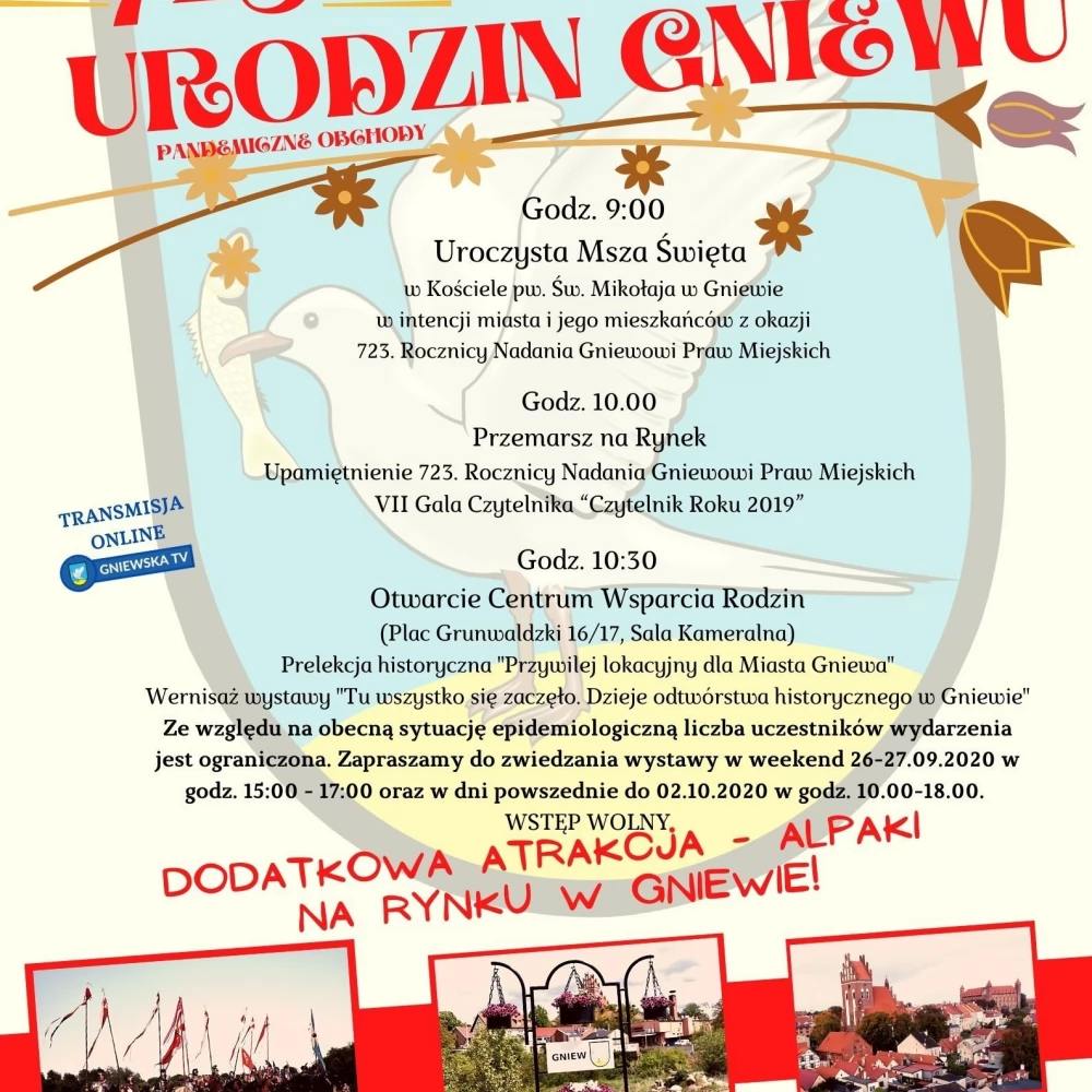 723. Rocznica Urodzin Gniewu