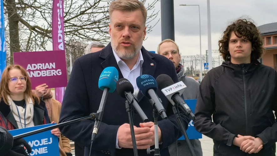 Adrian Zandberg w Tczewie z ostrą krytyką zmian ws. składki zdrowotnej