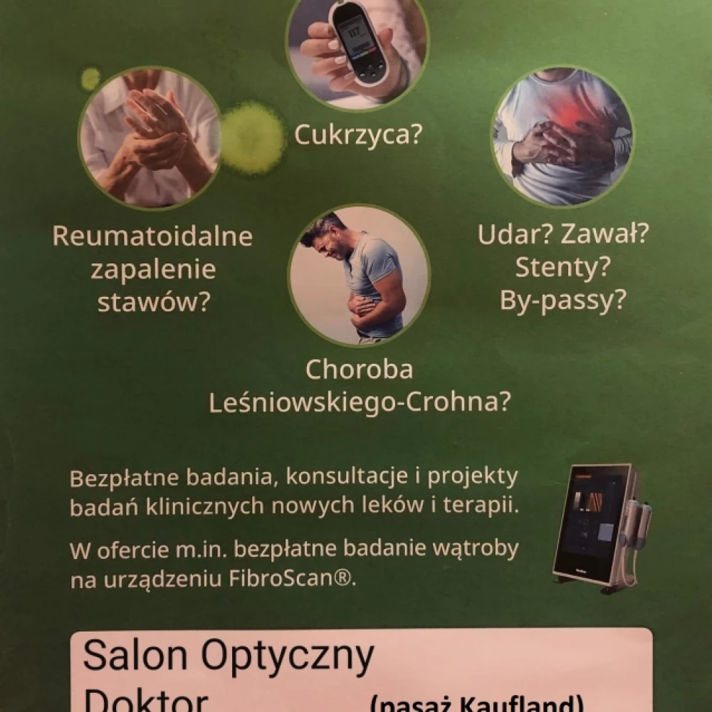 Akcja Promocji Zdrowia Synexus w salonie optycznym Doktor Marchewka