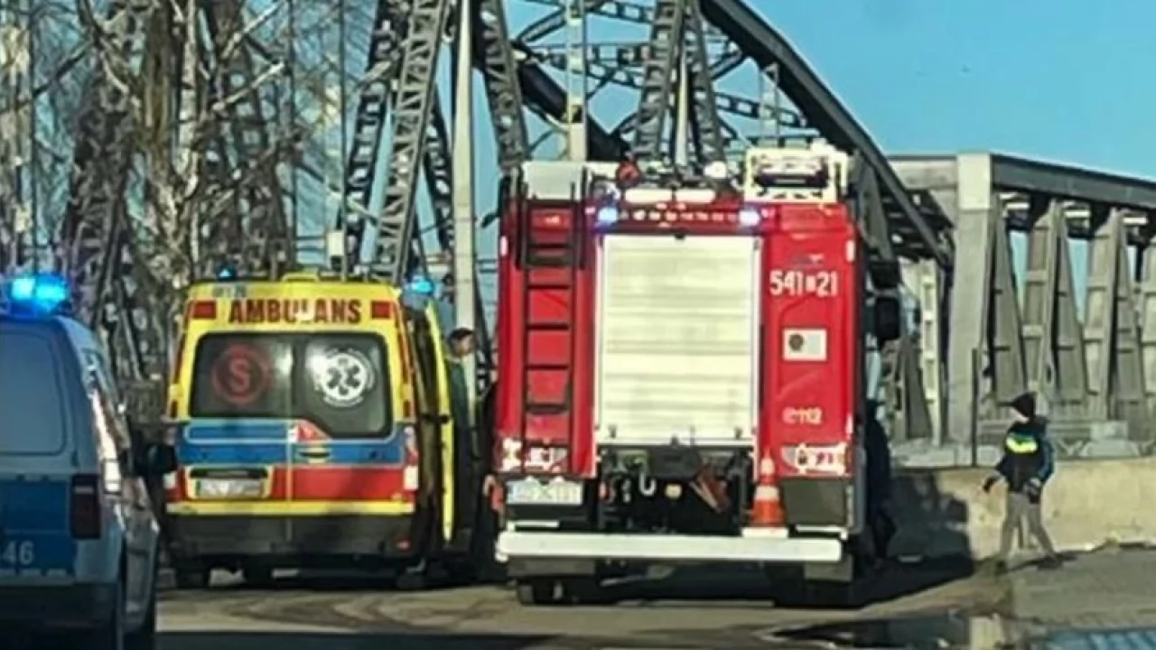 Akcja ratownicza nad Wisłą