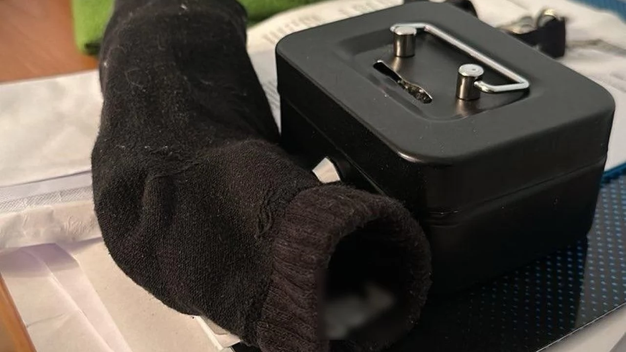 Amfetaminę chował w skarpetach