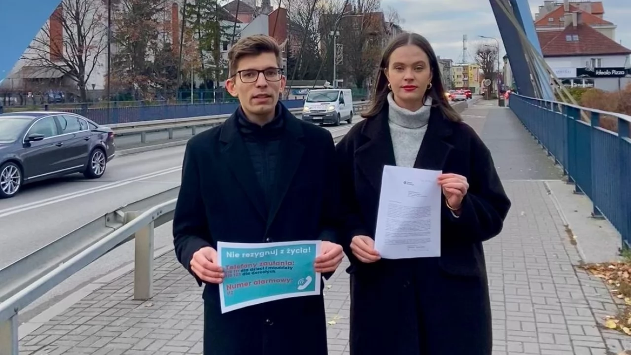 Apelują do prezydenta o tabliczki na mostach dla osób w kryzysie emocjonalnym