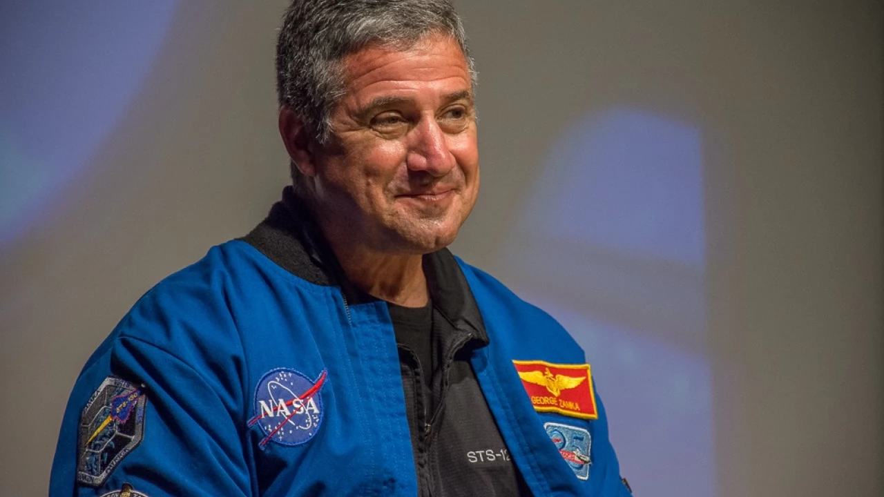Astronauta Georga Zamka w Pelplinie