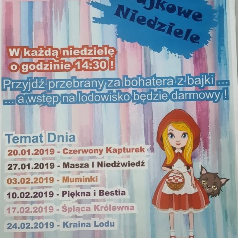 Bajkowe niedziele na krytym lodowisku