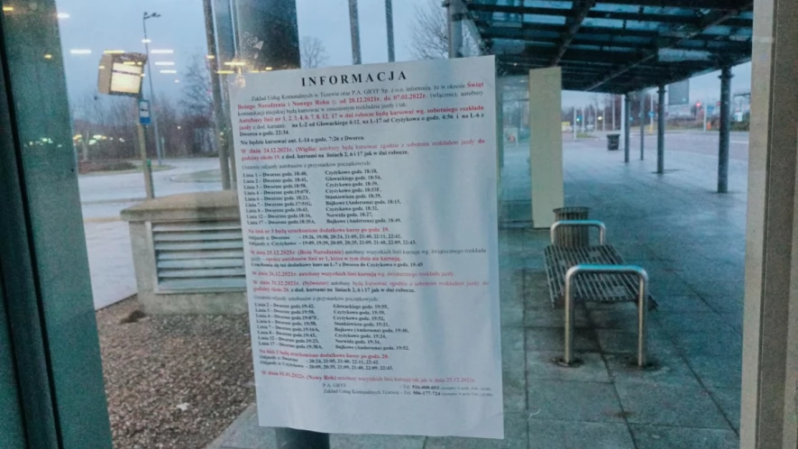 Bałagan w komunikacji miejskiej