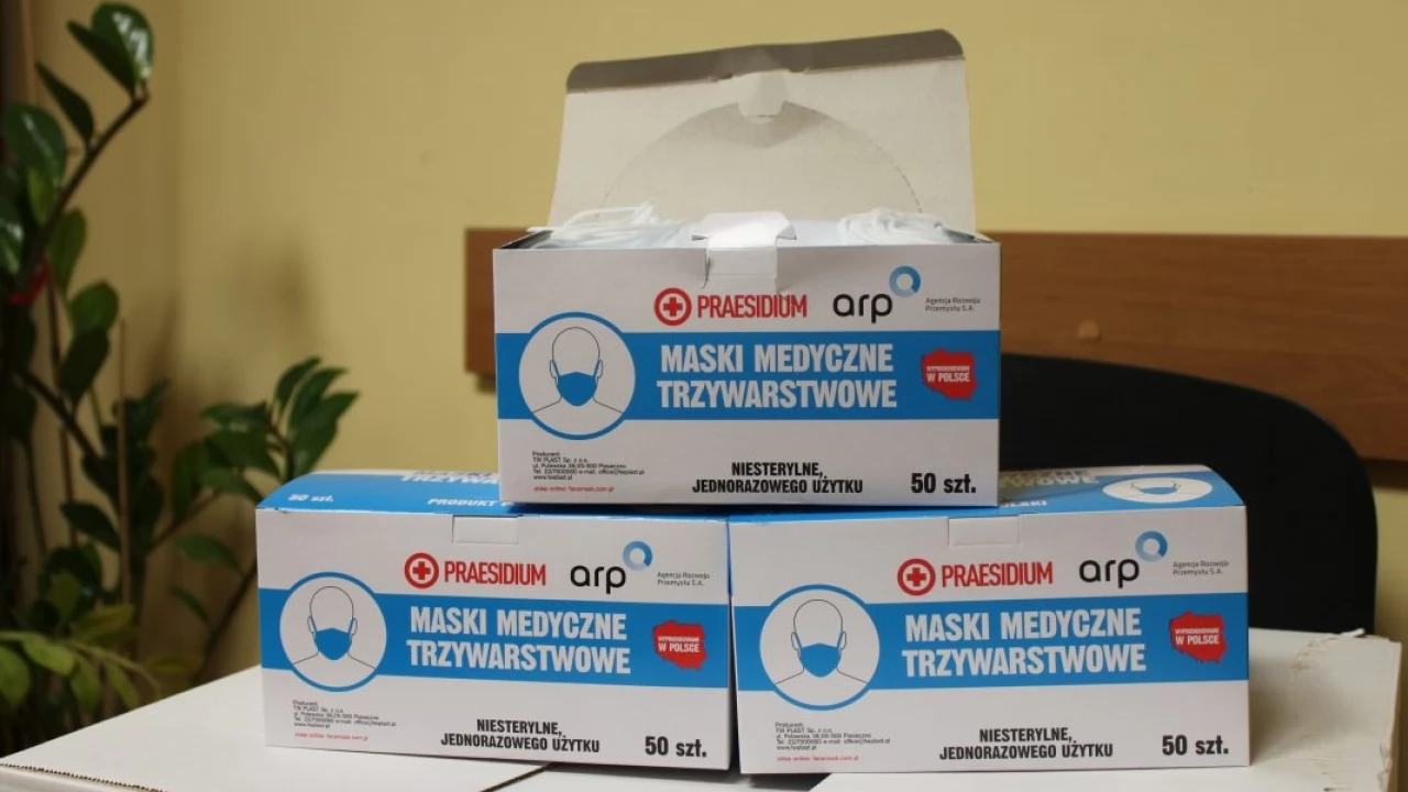 Bezpłatne maseczki dla tczewian od 7 lutego