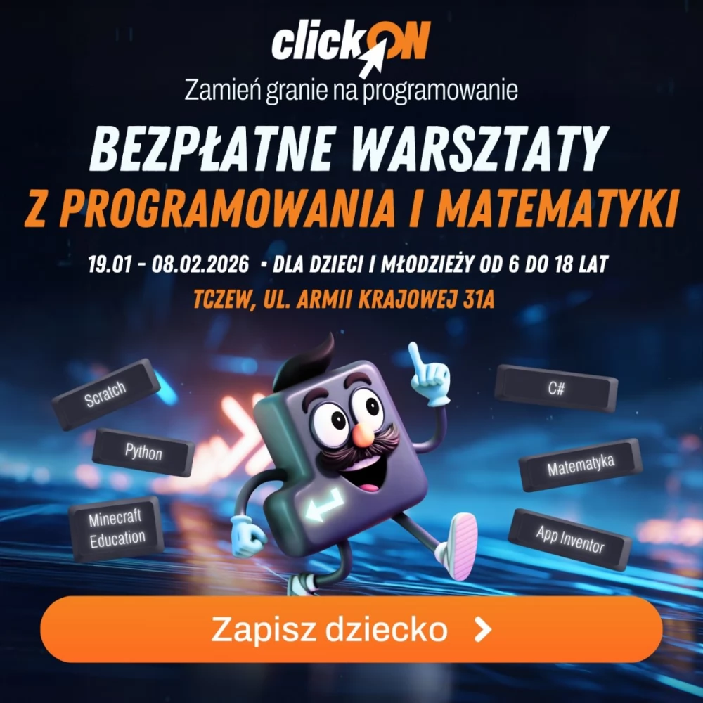 Bezpłatne warsztaty edukacyjne ClickOn z Gigantami Programowania