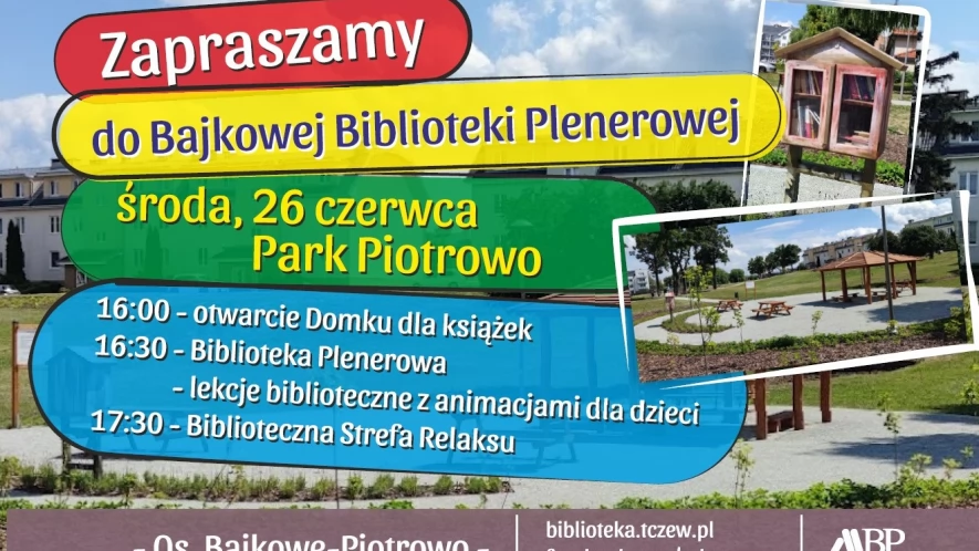 Biblioteka plenerowa zaprasza