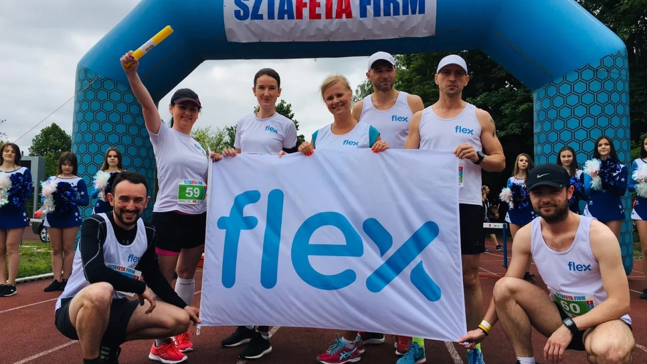 Biegacze firmy Flex z Tczewa na podium 5. Pomorskiej Sztafety Firm
