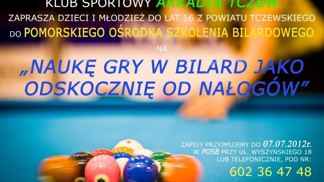 Bilard zamiast nałogów