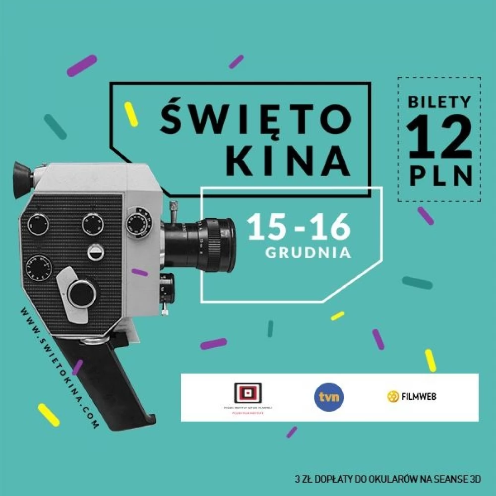 Bilety po 12 złotych podczas Święta Kina!