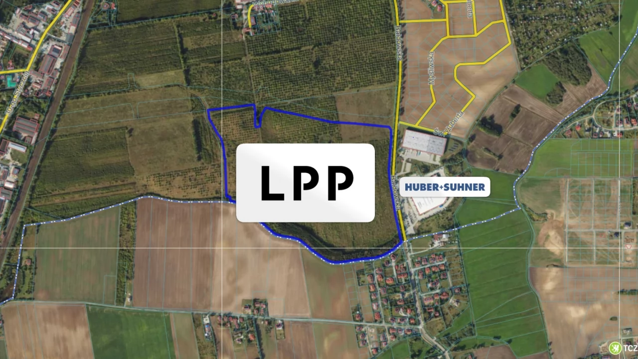 Centrum Dystrybucyjne LPP w dawnych sadach? Firma prowadzi ocenę przydatności