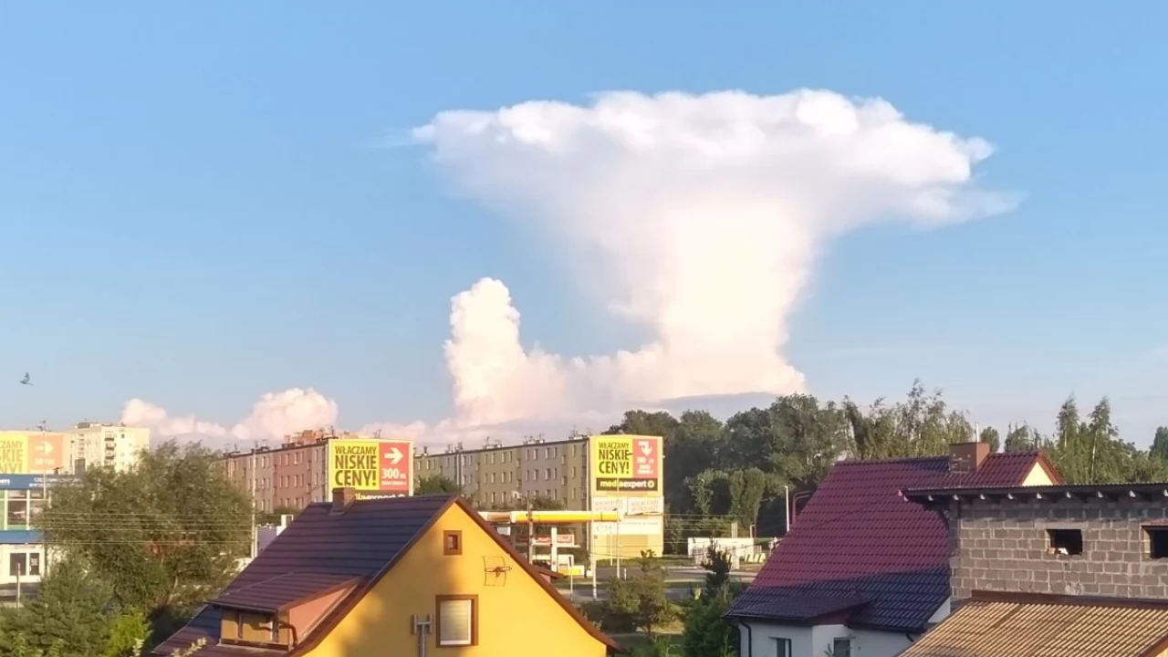 Cumulonimbus nad Tczewem