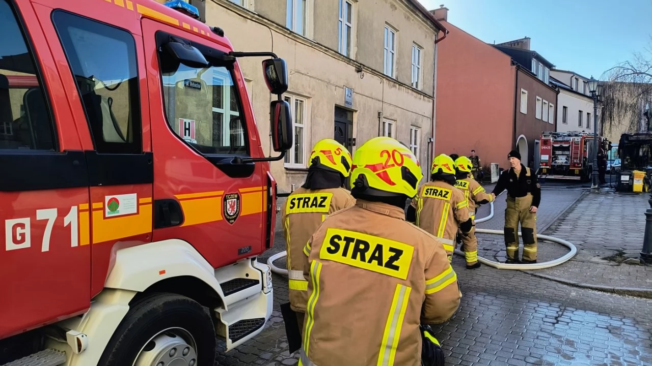 Czarny, gryzący dym nad Tczewem. Co się paliło?