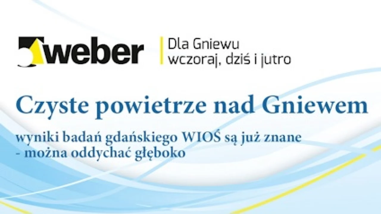 Czyste powietrze nad Gniewem