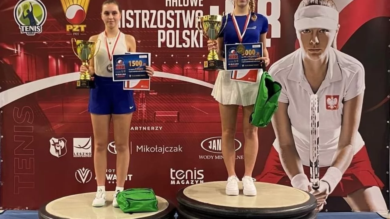 Daria Górska drugi rok z rzędu podwójną Halową Mistrzynią Polski w tenisie