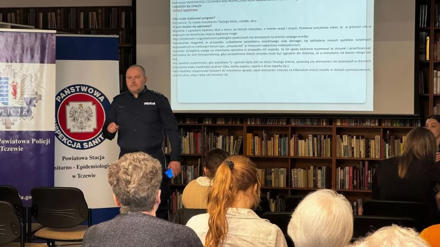 Debata o bezpieczeństwie z mieszkańcami Pelplina