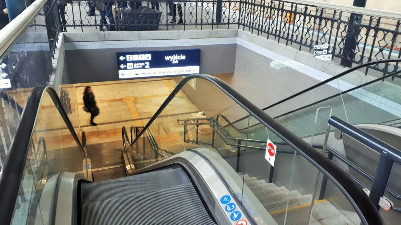 Dla podróżnych na stacji Gdańsk Główny są windy i schody ruchome