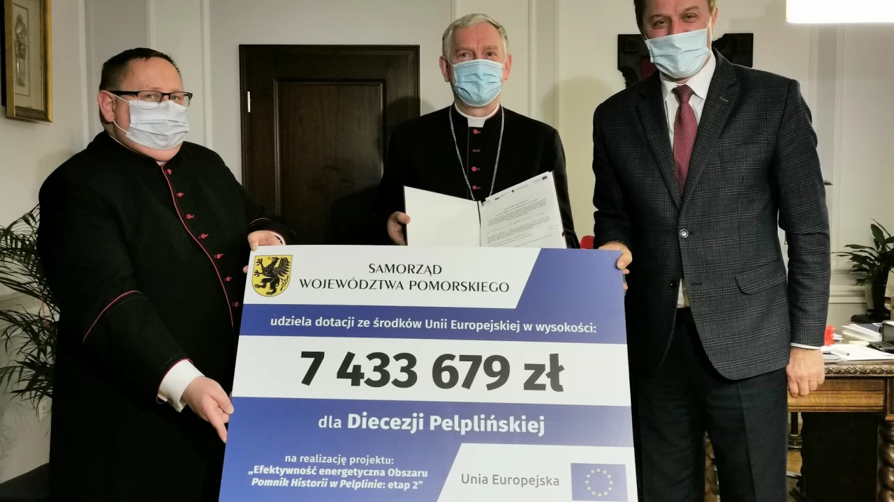 Dodatkowe 7,4 mln zł dotacji dla diecezji pelplińskiej