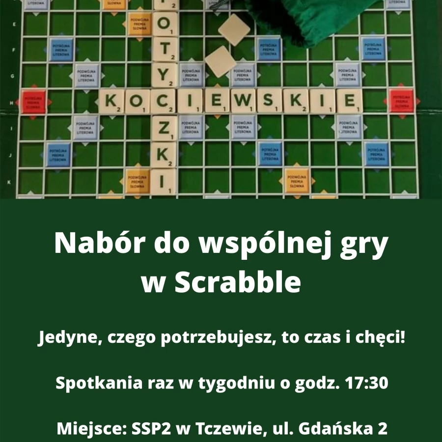 Dołącz do klubu Scrabble