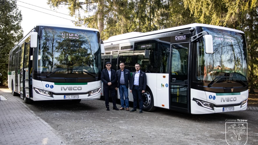 Dwa nowe autobusy na ulicach gminy Tczew