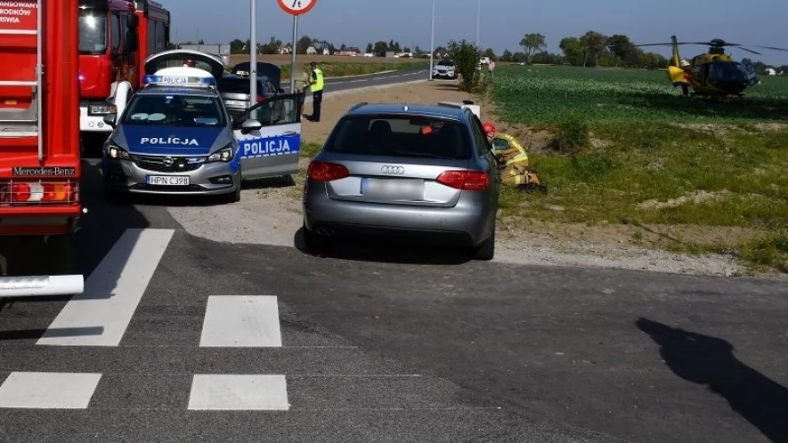 Dwa wypadki: potrącony 89-latek i 34-latka w szpitalu