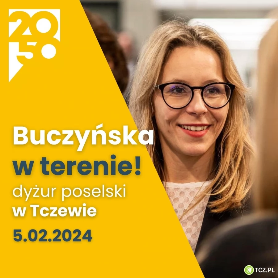 Dyżur poselski Agnieszki Buczyńskiej w Tczewie