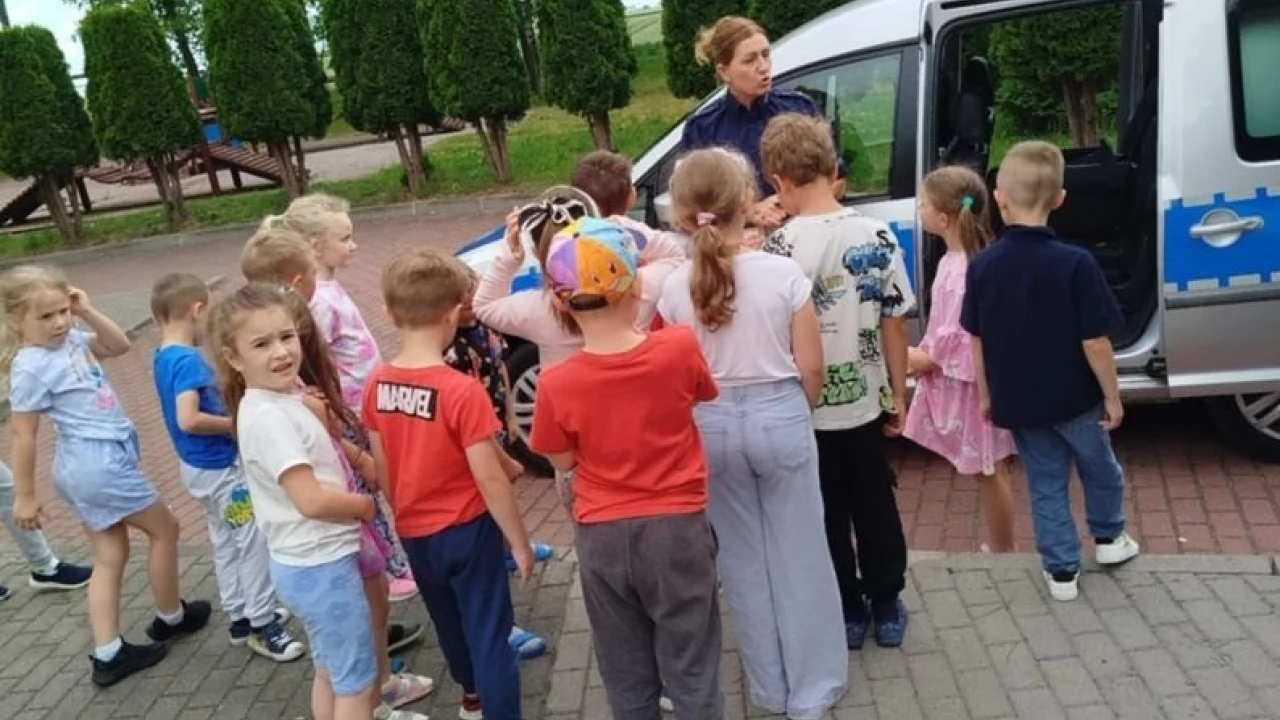 Dzieci z Lubiszewa Tczewskiego już wiedzą, jak bezpiecznie spędzić wakacje
