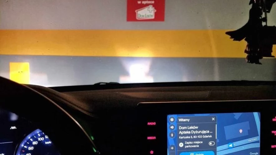"Dziękuję za to, że nocą musiałem jechać do Gdańska"