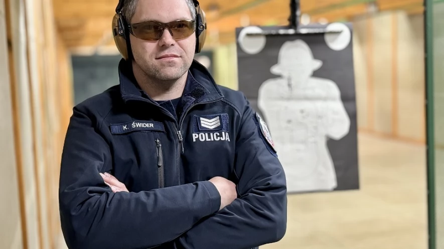 Dzielnicowy ze strzelecką pasją