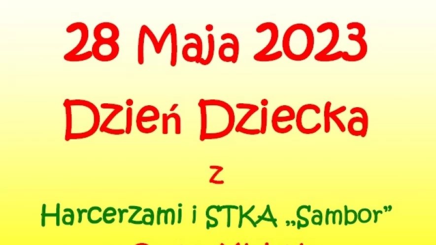 Dzień dziecka z Harcerzami