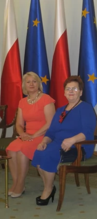 Delegacja z powiatu tczewskiego w pałacu prezydenckim