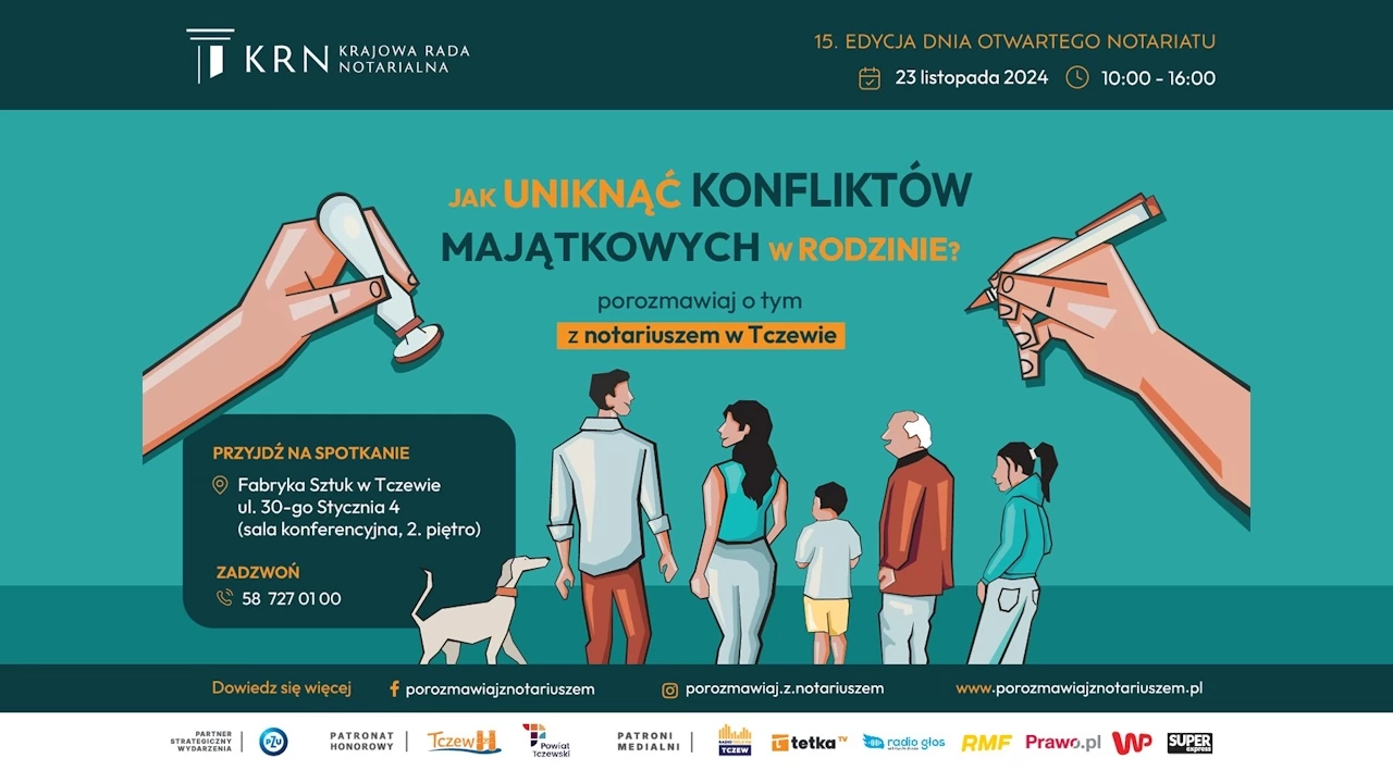 DZIEŃ OTWARTY NOTARIATU - Rozmowa z Ekspertem na Tematy Majątkowe. Przyjdź i Zadbaj o Swoją Przyszłość