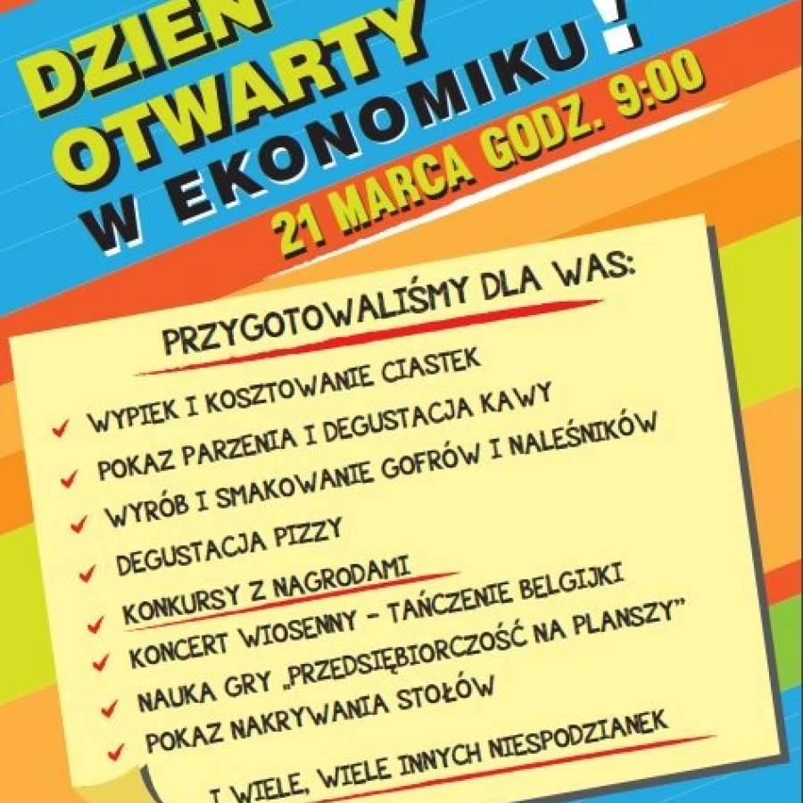 Dzień otwarty w Ekonomiku