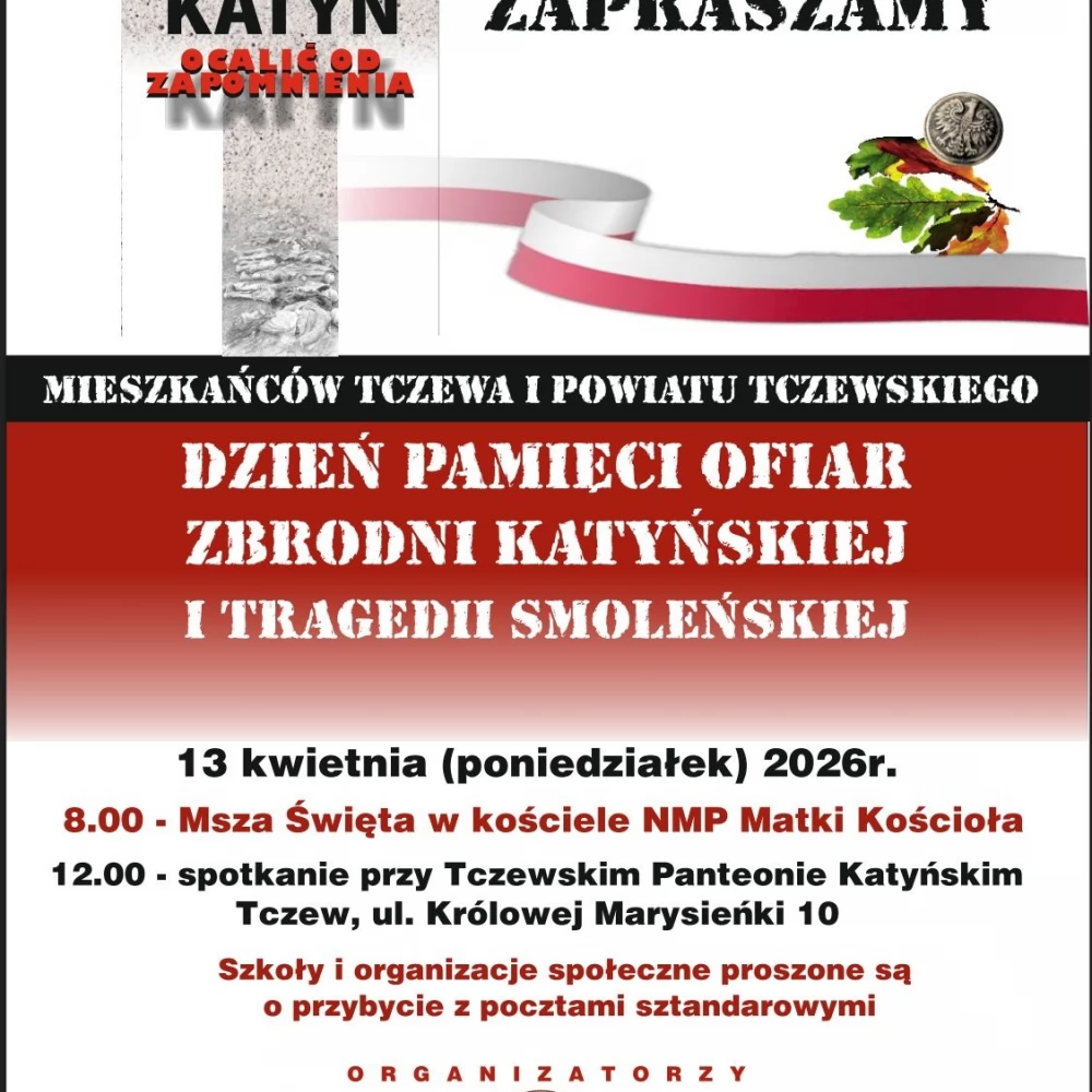 Dzień Pamięci przy tczewskim Panteonie Katyńskim