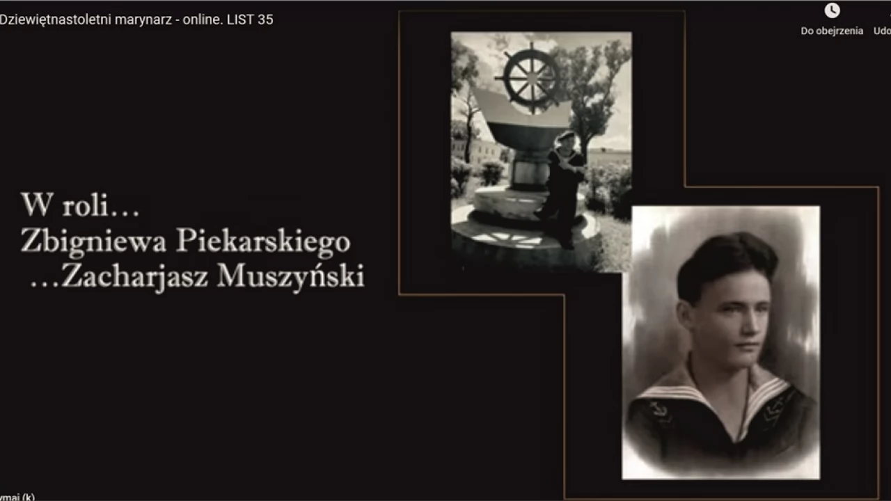 Dziewiętnastoletni marynarz - online. Opowieść o Szkole Morskiej