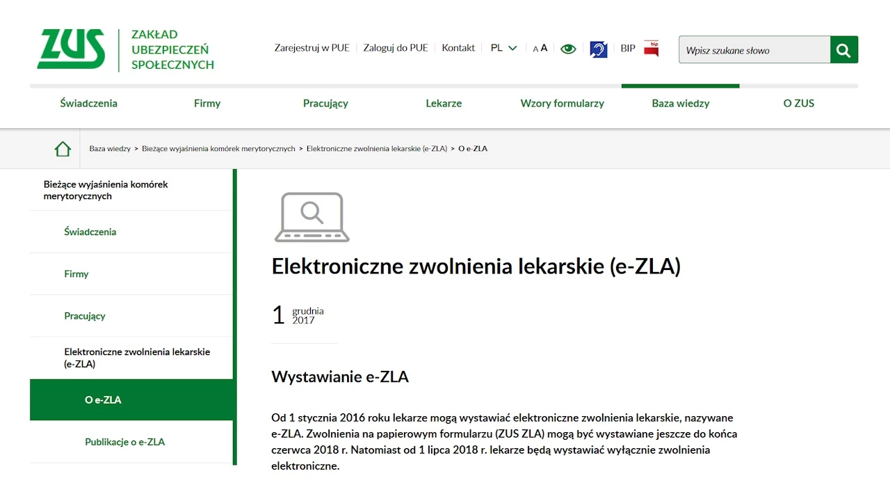 Elektroniczne zwolnienia lekarskie u pracodawcy