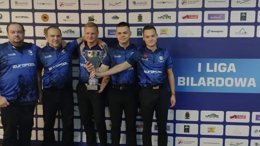 Europool Arkadia Tczew awansowała do Bilardowej Ekstraklasy. Arkadia II utrzymała się w I lidze