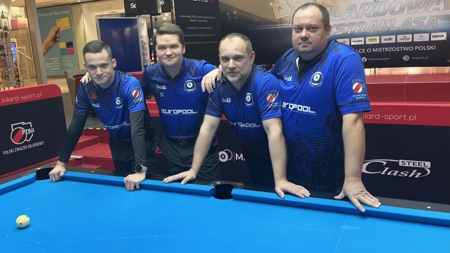 Europool Arkadia Tczew osiągnęła swój cel w Bilardowej Ekstraklasie