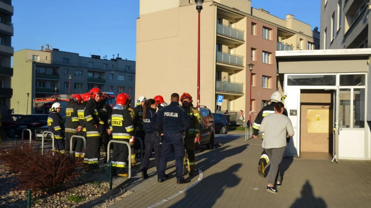 Ewakuowano mieszkańców wieżowca na Zwycięstwa. Uszkodzona rura z gazem