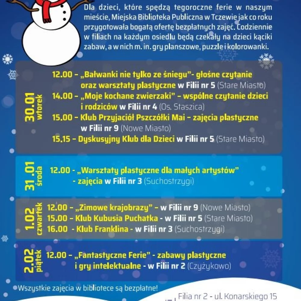 Ferie w bibliotece. Co przygotowano?